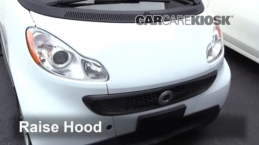 2014 Smart Fortwo Passion 1.0L 3 Cyl. Hood